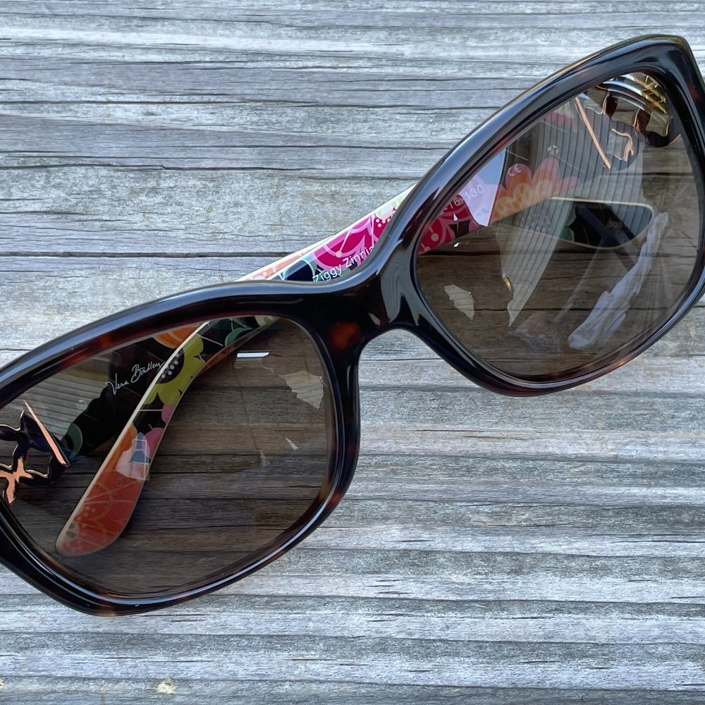 Vera Bradley Women Sunglasses Ziggy Zinnia Eye Wear 55[]16 130 VB Maxine UV400 P - Picture 2 of 10